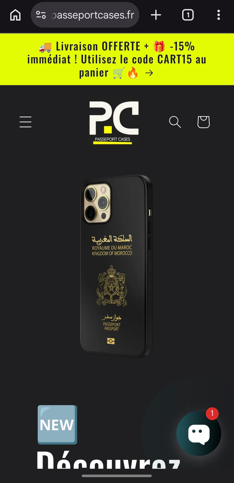 Exemple de boutique e-commerce Shopify de coques de téléphone optimisée pour la conversion par MRJ Digital.