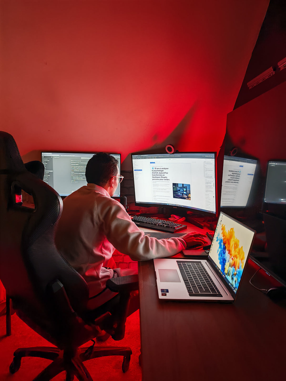 Fondateur de MRJ Digital travaillant sur la création et l’optimisation de boutiques Shopify performantes sur plusieurs écrans